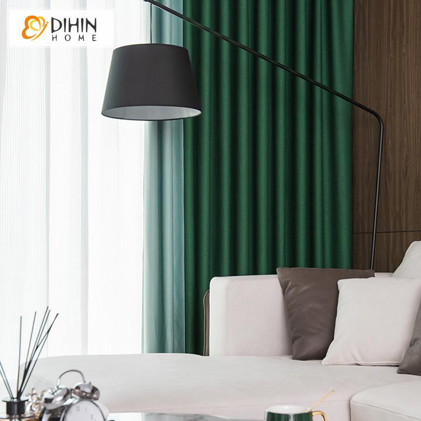 DIHIN HOME Modern Minimalist Style Green Fishbone Pattern Printed,Blackout Grommet Window Curtain for Living Room ,52x63-inch,1 Panel Roman Shades Curtains Window Blinds custom curtains blackout curtains curtains for living room sheer curtains curtain fabric linen curtains kitchen curtains velvet curtains pinch pleat curtains bay window curtains outdoor curtains pleated curtains floral curtains dining room curtains kitchen valances drapes for bedroom patio curtains nursery curtains grommet curtains