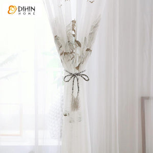 DIHIN HOME Modern Mountain Peak Sheer Curtain, Grommet Window Curtain for Living Room ,52x63-inch,1 Panel Roman Shades Curtains Window Blinds custom curtains blackout curtains curtains for living room sheer curtains curtain fabric linen curtains kitchen curtains velvet curtains pinch pleat curtains bay window curtains outdoor curtains pleated curtains floral curtains dining room curtains kitchen valances drapes for bedroom patio curtains nursery curtains grommet curtains