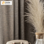 DIHIN HOME Modern Natural Coffee Linen Thick Fabric,Blackout Grommet Window Curtain for Living Room ,52x63-inch,1 Panel Roman Shades Curtains Window Blinds custom curtains blackout curtains curtains for living room sheer curtains curtain fabric linen curtains kitchen curtains velvet curtains pinch pleat curtains bay window curtains outdoor curtains pleated curtains floral curtains dining room curtains kitchen valances drapes for bedroom patio curtains nursery curtains grommet curtains
