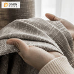 DIHIN HOME Modern Natural Coffee Linen Thick Fabric,Blackout Grommet Window Curtain for Living Room ,52x63-inch,1 Panel Roman Shades Curtains Window Blinds custom curtains blackout curtains curtains for living room sheer curtains curtain fabric linen curtains kitchen curtains velvet curtains pinch pleat curtains bay window curtains outdoor curtains pleated curtains floral curtains dining room curtains kitchen valances drapes for bedroom patio curtains nursery curtains grommet curtains