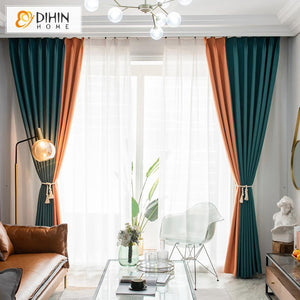 DIHIN HOME Modern Nordic Apricot and Grey Printed,Blackout Grommet Window Curtain for Living Room ,52x63-inch,1 Panel Roman Shades Curtains Window Blinds custom curtains blackout curtains curtains for living room sheer curtains curtain fabric linen curtains kitchen curtains velvet curtains pinch pleat curtains bay window curtains outdoor curtains pleated curtains floral curtains dining room curtains kitchen valances drapes for bedroom patio curtains nursery curtains grommet curtains