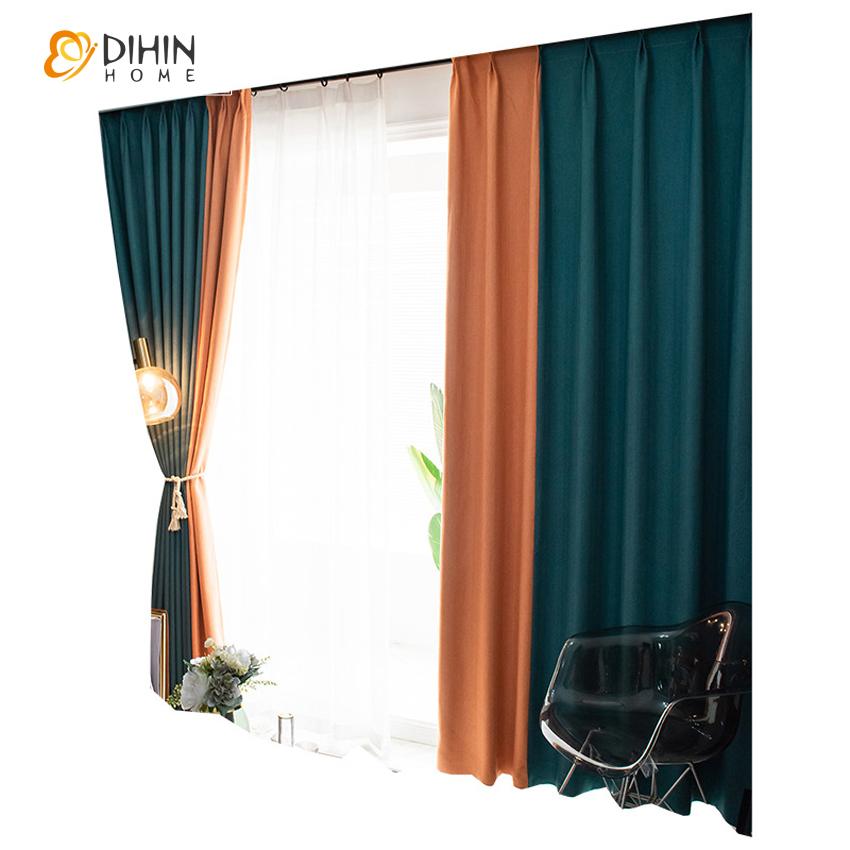 DIHIN HOME Modern Nordic Apricot and Grey Printed,Blackout Grommet Window Curtain for Living Room ,52x63-inch,1 Panel Roman Shades Curtains Window Blinds custom curtains blackout curtains curtains for living room sheer curtains curtain fabric linen curtains kitchen curtains velvet curtains pinch pleat curtains bay window curtains outdoor curtains pleated curtains floral curtains dining room curtains kitchen valances drapes for bedroom patio curtains nursery curtains grommet curtains