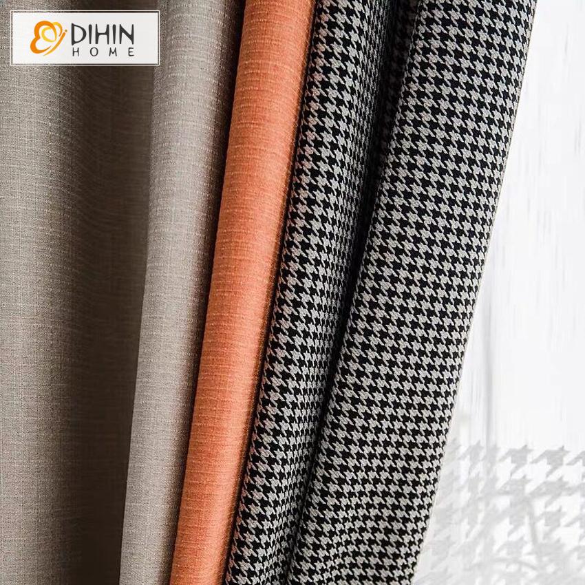 DIHIN HOME Modern Nordic Houndstooth Three Colors ,Blackout Grommet Window Curtain for Living Room ,52x63-inch,1 Panel Roman Shades Curtains Window Blinds custom curtains blackout curtains curtains for living room sheer curtains curtain fabric linen curtains kitchen curtains velvet curtains pinch pleat curtains bay window curtains outdoor curtains pleated curtains floral curtains dining room curtains kitchen valances drapes for bedroom patio curtains nursery curtains grommet curtains