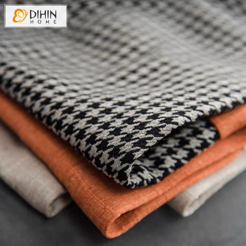 DIHIN HOME Modern Nordic Houndstooth Three Colors ,Blackout Grommet Window Curtain for Living Room ,52x63-inch,1 Panel Roman Shades Curtains Window Blinds custom curtains blackout curtains curtains for living room sheer curtains curtain fabric linen curtains kitchen curtains velvet curtains pinch pleat curtains bay window curtains outdoor curtains pleated curtains floral curtains dining room curtains kitchen valances drapes for bedroom patio curtains nursery curtains grommet curtains