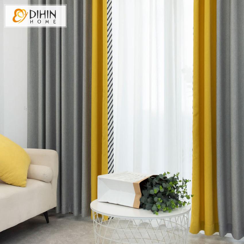 DIHIN HOME Modern Nordic Simple Lines Printed,Blackout Grommet Window Curtain for Living Room ,52x63-inch,1 Panel Roman Shades Curtains Window Blinds custom curtains blackout curtains curtains for living room sheer curtains curtain fabric linen curtains kitchen curtains velvet curtains pinch pleat curtains bay window curtains outdoor curtains pleated curtains floral curtains dining room curtains kitchen valances drapes for bedroom patio curtains nursery curtains grommet curtains