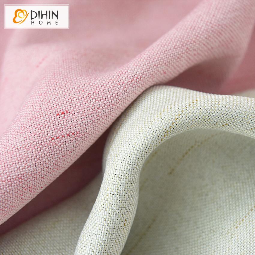 DIHIN HOME Modern Nordic Style Beige and Pink Color Customized Valance ,Blackout Curtains Grommet Window Curtain for Living Room ,52x84-inch,1 Panel Roman Shades Curtains Window Blinds custom curtains blackout curtains curtains for living room sheer curtains curtain fabric linen curtains kitchen curtains velvet curtains pinch pleat curtains bay window curtains outdoor curtains pleated curtains floral curtains dining room curtains kitchen valances drapes for bedroom patio curtains nursery curtains grommet cu