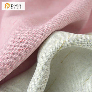 DIHIN HOME Modern Nordic Style Beige and Pink Color Customized Valance ,Blackout Curtains Grommet Window Curtain for Living Room ,52x84-inch,1 Panel Roman Shades Curtains Window Blinds custom curtains blackout curtains curtains for living room sheer curtains curtain fabric linen curtains kitchen curtains velvet curtains pinch pleat curtains bay window curtains outdoor curtains pleated curtains floral curtains dining room curtains kitchen valances drapes for bedroom patio curtains nursery curtains grommet cu