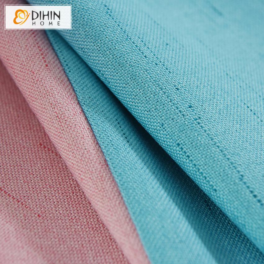 DIHIN HOME Modern Nordic Style Blue and Pink Color Customized Curtain,Blackout Curtains Grommet Window Curtain for Living Room ,52x84-inch,1 Panel Roman Shades Curtains Window Blinds custom curtains blackout curtains curtains for living room sheer curtains curtain fabric linen curtains kitchen curtains velvet curtains pinch pleat curtains bay window curtains outdoor curtains pleated curtains floral curtains dining room curtains kitchen valances drapes for bedroom patio curtains nursery curtains grommet curt