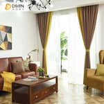 DIHIN HOME Modern Nordic Style Coffee and Yellow Color Customized Curtain,Blackout Curtains Grommet Window Curtain for Living Room ,52x84-inch,1 Panel Roman Shades Curtains Window Blinds custom curtains blackout curtains curtains for living room sheer curtains curtain fabric linen curtains kitchen curtains velvet curtains pinch pleat curtains bay window curtains outdoor curtains pleated curtains floral curtains dining room curtains kitchen valances drapes for bedroom patio curtains nursery curtains grommet 