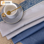 DIHIN HOME Modern Nordic Style Grey and Blue Color Printed,Blackout Grommet Window Curtain for Living Room ,52x63-inch,1 Panel Roman Shades Curtains Window Blinds custom curtains blackout curtains curtains for living room sheer curtains curtain fabric linen curtains kitchen curtains velvet curtains pinch pleat curtains bay window curtains outdoor curtains pleated curtains floral curtains dining room curtains kitchen valances drapes for bedroom patio curtains nursery curtains grommet curtains