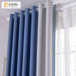 DIHIN HOME Modern Nordic Style Grey and Blue Color Printed,Blackout Grommet Window Curtain for Living Room ,52x63-inch,1 Panel Roman Shades Curtains Window Blinds custom curtains blackout curtains curtains for living room sheer curtains curtain fabric linen curtains kitchen curtains velvet curtains pinch pleat curtains bay window curtains outdoor curtains pleated curtains floral curtains dining room curtains kitchen valances drapes for bedroom patio curtains nursery curtains grommet curtains