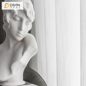 DIHIN HOME Modern Nordic White Simple,Sheer Curtain,Grommet Window Curtain for Living Room ,52x63-inch,1 Panel Roman Shades Curtains Window Blinds custom curtains blackout curtains curtains for living room sheer curtains curtain fabric linen curtains kitchen curtains velvet curtains pinch pleat curtains bay window curtains outdoor curtains pleated curtains floral curtains dining room curtains kitchen valances drapes for bedroom patio curtains nursery curtains grommet curtains