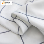 DIHIN HOME Modern Nordic White Strips Customized Curtains,Blackout Grommet Window Curtain for Living Room ,52x63-inch,1 Panel Roman Shades Curtains Window Blinds custom curtains blackout curtains curtains for living room sheer curtains curtain fabric linen curtains kitchen curtains velvet curtains pinch pleat curtains bay window curtains outdoor curtains pleated curtains floral curtains dining room curtains kitchen valances drapes for bedroom patio curtains nursery curtains grommet curtains