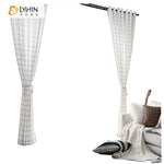DIHIN HOME Modern Nordic White Strips Customized Curtains,Blackout Grommet Window Curtain for Living Room ,52x63-inch,1 Panel Roman Shades Curtains Window Blinds custom curtains blackout curtains curtains for living room sheer curtains curtain fabric linen curtains kitchen curtains velvet curtains pinch pleat curtains bay window curtains outdoor curtains pleated curtains floral curtains dining room curtains kitchen valances drapes for bedroom patio curtains nursery curtains grommet curtains