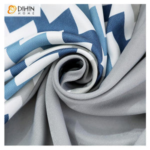 DIHIN HOME Modern Nortic Style Spliced Curtains，Blackout Grommet Window Curtain for Living Room ,52x63-inch,1 Panel Roman Shades Curtains Window Blinds custom curtains blackout curtains curtains for living room sheer curtains curtain fabric linen curtains kitchen curtains velvet curtains pinch pleat curtains bay window curtains outdoor curtains pleated curtains floral curtains dining room curtains kitchen valances drapes for bedroom patio curtains nursery curtains grommet curtains