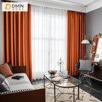 DIHIN HOME Modern Orange Color High-grade Imitation Silk High Shading,Grommet Window Curtain for Living Room ,52x63-inch,1 Panel Roman Shades Curtains Window Blinds custom curtains blackout curtains curtains for living room sheer curtains curtain fabric linen curtains kitchen curtains velvet curtains pinch pleat curtains bay window curtains outdoor curtains pleated curtains floral curtains dining room curtains kitchen valances drapes for bedroom patio curtains nursery curtains grommet curtains