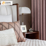 DIHIN HOME Modern Pink and Grey Color Jacquard,Blackout Curtains Grommet Window Curtain for Living Room ,52x84-inch,1 Panel Roman Shades Curtains Window Blinds custom curtains blackout curtains curtains for living room sheer curtains curtain fabric linen curtains kitchen curtains velvet curtains pinch pleat curtains bay window curtains outdoor curtains pleated curtains floral curtains dining room curtains kitchen valances drapes for bedroom patio curtains nursery curtains grommet curtains