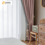 DIHIN HOME Modern Pink and Grey Color Jacquard,Blackout Curtains Grommet Window Curtain for Living Room ,52x84-inch,1 Panel Roman Shades Curtains Window Blinds custom curtains blackout curtains curtains for living room sheer curtains curtain fabric linen curtains kitchen curtains velvet curtains pinch pleat curtains bay window curtains outdoor curtains pleated curtains floral curtains dining room curtains kitchen valances drapes for bedroom patio curtains nursery curtains grommet curtains