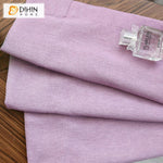 DIHIN HOME Modern Pink Color Cotton Linen Curtain ,Blackout Curtains Grommet Window Curtain for Living Room ,52x84-inch,1 Panel Roman Shades Curtains Window Blinds custom curtains blackout curtains curtains for living room sheer curtains curtain fabric linen curtains kitchen curtains velvet curtains pinch pleat curtains bay window curtains outdoor curtains pleated curtains floral curtains dining room curtains kitchen valances drapes for bedroom patio curtains nursery curtains grommet curtains