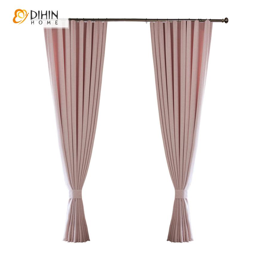 DIHIN HOME Modern Pink Color Curtains,Blackout Grommet Window Curtain for Living Room ,52x63-inch,1 Panel Roman Shades Curtains Window Blinds custom curtains blackout curtains curtains for living room sheer curtains curtain fabric linen curtains kitchen curtains velvet curtains pinch pleat curtains bay window curtains outdoor curtains pleated curtains floral curtains dining room curtains kitchen valances drapes for bedroom patio curtains nursery curtains grommet curtains