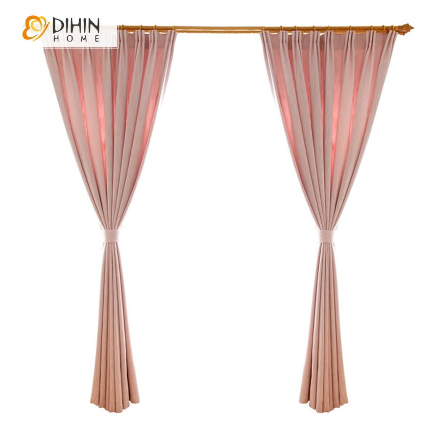 DIHIN HOME Modern Pink Color Customized Curtains,Blackout Grommet Window Curtain for Living Room ,52x63-inch,1 Panel Roman Shades Curtains Window Blinds custom curtains blackout curtains curtains for living room sheer curtains curtain fabric linen curtains kitchen curtains velvet curtains pinch pleat curtains bay window curtains outdoor curtains pleated curtains floral curtains dining room curtains kitchen valances drapes for bedroom patio curtains nursery curtains grommet curtains
