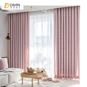 DIHIN HOME Modern Pink Color Small Triangle Pattern Printed Curtain,Blackout Curtains Grommet Window Curtain for Living Room ,52x84-inch,1 Panel Roman Shades Curtains Window Blinds custom curtains blackout curtains curtains for living room sheer curtains curtain fabric linen curtains kitchen curtains velvet curtains pinch pleat curtains bay window curtains outdoor curtains pleated curtains floral curtains dining room curtains kitchen valances drapes for bedroom patio curtains nursery curtains grommet curtai