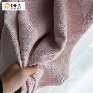 DIHIN HOME Modern Pink Jacquard Customized Curtains,Blackout Grommet Window Curtain for Living Room ,52x63-inch,1 Panel Roman Shades Curtains Window Blinds custom curtains blackout curtains curtains for living room sheer curtains curtain fabric linen curtains kitchen curtains velvet curtains pinch pleat curtains bay window curtains outdoor curtains pleated curtains floral curtains dining room curtains kitchen valances drapes for bedroom patio curtains nursery curtains grommet curtains