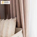 DIHIN HOME Modern Pink Pleated Blackout Curtains,Grommet Window Curtain for Living Room ,52x63-inch,1 Panel Roman Shades Curtains Window Blinds custom curtains blackout curtains curtains for living room sheer curtains curtain fabric linen curtains kitchen curtains velvet curtains pinch pleat curtains bay window curtains outdoor curtains pleated curtains floral curtains dining room curtains kitchen valances drapes for bedroom patio curtains nursery curtains grommet curtains