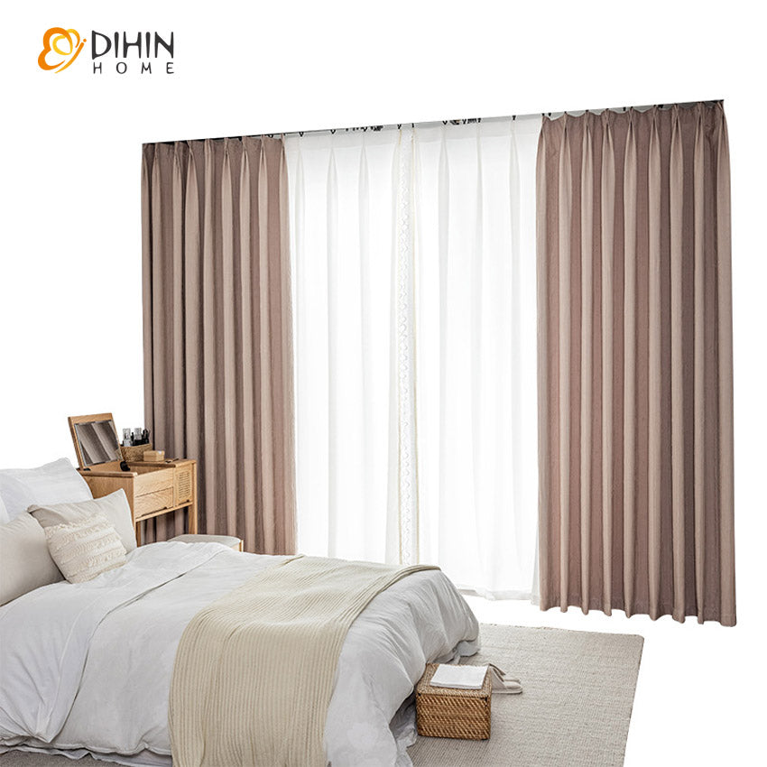 DIHIN HOME Modern Pink Pleated Blackout Curtains,Grommet Window Curtain for Living Room ,52x63-inch,1 Panel Roman Shades Curtains Window Blinds custom curtains blackout curtains curtains for living room sheer curtains curtain fabric linen curtains kitchen curtains velvet curtains pinch pleat curtains bay window curtains outdoor curtains pleated curtains floral curtains dining room curtains kitchen valances drapes for bedroom patio curtains nursery curtains grommet curtains
