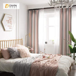 DIHIN HOME Modern Pink Stripes Curtains，Blackout Grommet Window Curtain for Living Room ,52x63-inch,1 Panel Roman Shades Curtains Window Blinds custom curtains blackout curtains curtains for living room sheer curtains curtain fabric linen curtains kitchen curtains velvet curtains pinch pleat curtains bay window curtains outdoor curtains pleated curtains floral curtains dining room curtains kitchen valances drapes for bedroom patio curtains nursery curtains grommet curtains