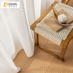 DIHIN HOME Modern Plaid Embroidered Sheer Curtains,Grommet Window Curtain for Living Room ,52x63-inch,1 Panel Roman Shades Curtains Window Blinds custom curtains blackout curtains curtains for living room sheer curtains curtain fabric linen curtains kitchen curtains velvet curtains pinch pleat curtains bay window curtains outdoor curtains pleated curtains floral curtains dining room curtains kitchen valances drapes for bedroom patio curtains nursery curtains grommet curtains