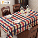 DIHIN HOME Modern Plaid Printed Tablecloth For Rectangle Tables,Custom Washed Linen Tablecloth,Handmade Rectangle Table Cover Roman Shades Curtains Window Blinds custom curtains blackout curtains curtains for living room sheer curtains curtain fabric linen curtains kitchen curtains velvet curtains pinch pleat curtains bay window curtains outdoor curtains pleated curtains floral curtains dining room curtains kitchen valances drapes for bedroom patio curtains nursery curtains grommet curtains
