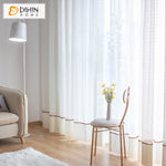 DIHIN HOME Modern Princess Room Cotton Linen Embroidered Sheer Curtains,Grommet Window Curtain for Living Room ,52x63-inch,1 Panel Roman Shades Curtains Window Blinds custom curtains blackout curtains curtains for living room sheer curtains curtain fabric linen curtains kitchen curtains velvet curtains pinch pleat curtains bay window curtains outdoor curtains pleated curtains floral curtains dining room curtains kitchen valances drapes for bedroom patio curtains nursery curtains grommet curtains