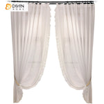 DIHIN HOME Modern Princess Room White Color,Sheer Curtain, Grommet Window Curtain for Living Room ,52x63-inch,1 Panel Roman Shades Curtains Window Blinds custom curtains blackout curtains curtains for living room sheer curtains curtain fabric linen curtains kitchen curtains velvet curtains pinch pleat curtains bay window curtains outdoor curtains pleated curtains floral curtains dining room curtains kitchen valances drapes for bedroom patio curtains nursery curtains grommet curtains
