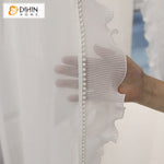 DIHIN HOME Modern Princess Room White Color,Sheer Curtain, Grommet Window Curtain for Living Room ,52x63-inch,1 Panel Roman Shades Curtains Window Blinds custom curtains blackout curtains curtains for living room sheer curtains curtain fabric linen curtains kitchen curtains velvet curtains pinch pleat curtains bay window curtains outdoor curtains pleated curtains floral curtains dining room curtains kitchen valances drapes for bedroom patio curtains nursery curtains grommet curtains