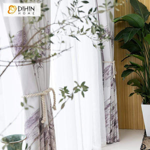 DIHIN HOME Modern Printed Curtain ,Cotton Linen ,Blackout Grommet Window Curtain for Living Room ,52x63-inch,1 Panel Roman Shades Curtains Window Blinds custom curtains blackout curtains curtains for living room sheer curtains curtain fabric linen curtains kitchen curtains velvet curtains pinch pleat curtains bay window curtains outdoor curtains pleated curtains floral curtains dining room curtains kitchen valances drapes for bedroom patio curtains nursery curtains grommet curtains
