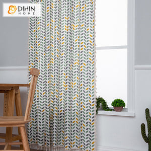 DIHIN HOME Modern Printed Geometric,Blackout Curtains Grommet Window Curtain for Living Room,52x63-inch,1 Panel Roman Shades Curtains Window Blinds custom curtains blackout curtains curtains for living room sheer curtains curtain fabric linen curtains kitchen curtains velvet curtains pinch pleat curtains bay window curtains outdoor curtains pleated curtains floral curtains dining room curtains kitchen valances drapes for bedroom patio curtains nursery curtains grommet curtains