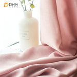 DIHIN HOME Modern Pure Pink Sheer Curtains,Half Blackout Grommet Window Curtain for Living Room ,52x63-inch,1 Panel Roman Shades Curtains Window Blinds custom curtains blackout curtains curtains for living room sheer curtains curtain fabric linen curtains kitchen curtains velvet curtains pinch pleat curtains bay window curtains outdoor curtains pleated curtains floral curtains dining room curtains kitchen valances drapes for bedroom patio curtains nursery curtains grommet curtains