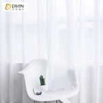 DIHIN HOME Modern Pure White Color Day Curtain ,Sheer Curtain, Grommet Window Curtain for Living Room ,52x63-inch,1 Panel Roman Shades Curtains Window Blinds custom curtains blackout curtains curtains for living room sheer curtains curtain fabric linen curtains kitchen curtains velvet curtains pinch pleat curtains bay window curtains outdoor curtains pleated curtains floral curtains dining room curtains kitchen valances drapes for bedroom patio curtains nursery curtains grommet curtains