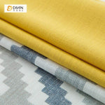 DIHIN HOME Modern Pure Yellow Spliced Curtains，Blackout Grommet Window Curtain for Living Room ,52x63-inch,1 Panel Roman Shades Curtains Window Blinds custom curtains blackout curtains curtains for living room sheer curtains curtain fabric linen curtains kitchen curtains velvet curtains pinch pleat curtains bay window curtains outdoor curtains pleated curtains floral curtains dining room curtains kitchen valances drapes for bedroom patio curtains nursery curtains grommet curtains