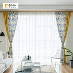DIHIN HOME Modern Pure Yellow Spliced Curtains，Blackout Grommet Window Curtain for Living Room ,52x63-inch,1 Panel Roman Shades Curtains Window Blinds custom curtains blackout curtains curtains for living room sheer curtains curtain fabric linen curtains kitchen curtains velvet curtains pinch pleat curtains bay window curtains outdoor curtains pleated curtains floral curtains dining room curtains kitchen valances drapes for bedroom patio curtains nursery curtains grommet curtains