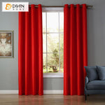 DIHIN HOME Modern Red Color Curtains,Blackout Grommet Window Curtain for Living Room ,52x63-inch,1 Panel Roman Shades Curtains Window Blinds custom curtains blackout curtains curtains for living room sheer curtains curtain fabric linen curtains kitchen curtains velvet curtains pinch pleat curtains bay window curtains outdoor curtains pleated curtains floral curtains dining room curtains kitchen valances drapes for bedroom patio curtains nursery curtains grommet curtains