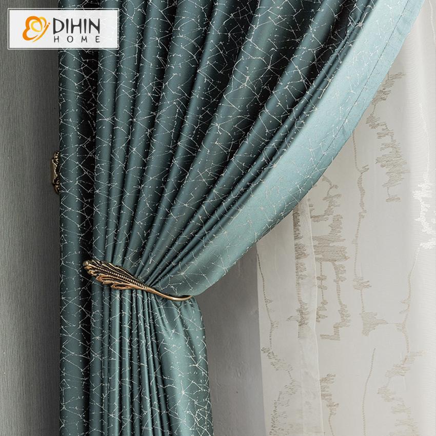 DIHIN HOME Modern Retro Abstract Lines High Precision Jacquard,Blackout Grommet Window Curtain for Living Room ,52x63-inch,1 Panel Roman Shades Curtains Window Blinds custom curtains blackout curtains curtains for living room sheer curtains curtain fabric linen curtains kitchen curtains velvet curtains pinch pleat curtains bay window curtains outdoor curtains pleated curtains floral curtains dining room curtains kitchen valances drapes for bedroom patio curtains nursery curtains grommet curtains