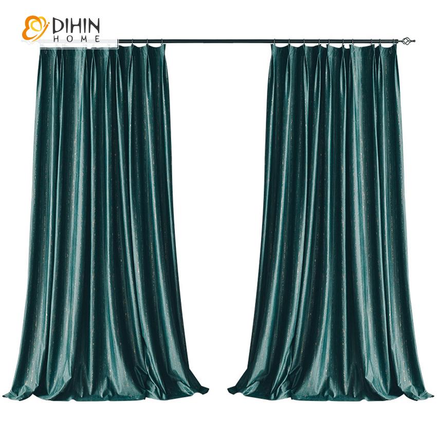 DIHIN HOME Modern Retro Green Abstraction Jacquard,Blackout Curtains Grommet Window Curtain for Living Room ,52x63-inch,1 Panel Roman Shades Curtains Window Blinds custom curtains blackout curtains curtains for living room sheer curtains curtain fabric linen curtains kitchen curtains velvet curtains pinch pleat curtains bay window curtains outdoor curtains pleated curtains floral curtains dining room curtains kitchen valances drapes for bedroom patio curtains nursery curtains grommet curtains