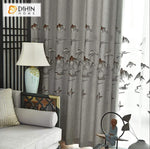 DIHIN HOME Modern Scenery Embroidered Curtain,Blackout Curtains Grommet Window Curtain for Living Room ,52x90-inch,1 Panel Roman Shades Curtains Window Blinds custom curtains blackout curtains curtains for living room sheer curtains curtain fabric linen curtains kitchen curtains velvet curtains pinch pleat curtains bay window curtains outdoor curtains pleated curtains floral curtains dining room curtains kitchen valances drapes for bedroom patio curtains nursery curtains grommet curtains