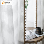 DIHIN HOME Modern Sheer Curtain With Bead Lace, Grommet Window Curtain for Living Room ,52x63-inch,1 Panel Roman Shades Curtains Window Blinds custom curtains blackout curtains curtains for living room sheer curtains curtain fabric linen curtains kitchen curtains velvet curtains pinch pleat curtains bay window curtains outdoor curtains pleated curtains floral curtains dining room curtains kitchen valances drapes for bedroom patio curtains nursery curtains grommet curtains