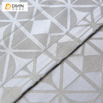 DIHIN HOME Modern Silver-gray High-precision Geometric Curtains,Blackout Grommet Window Curtain for Living Room ,52x63-inch,1 Panel Roman Shades Curtains Window Blinds custom curtains blackout curtains curtains for living room sheer curtains curtain fabric linen curtains kitchen curtains velvet curtains pinch pleat curtains bay window curtains outdoor curtains pleated curtains floral curtains dining room curtains kitchen valances drapes for bedroom patio curtains nursery curtains grommet curtains