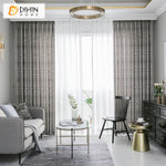 DIHIN HOME Modern Silver-gray High-precision Geometric Curtains,Blackout Grommet Window Curtain for Living Room ,52x63-inch,1 Panel Roman Shades Curtains Window Blinds custom curtains blackout curtains curtains for living room sheer curtains curtain fabric linen curtains kitchen curtains velvet curtains pinch pleat curtains bay window curtains outdoor curtains pleated curtains floral curtains dining room curtains kitchen valances drapes for bedroom patio curtains nursery curtains grommet curtains