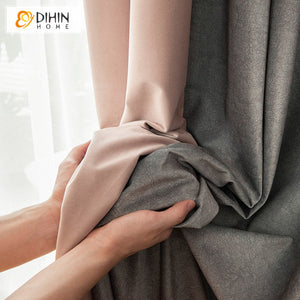 DIHIN HOME Modern Simple,Blackout Curtains Grommet Window Curtain for Living Room ,52x63-inch,1 Panel Roman Shades Curtains Window Blinds custom curtains blackout curtains curtains for living room sheer curtains curtain fabric linen curtains kitchen curtains velvet curtains pinch pleat curtains bay window curtains outdoor curtains pleated curtains floral curtains dining room curtains kitchen valances drapes for bedroom patio curtains nursery curtains grommet curtains