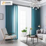 DIHIN HOME Modern Simple Blue Color Window Screening ,Sheer Curtain, Grommet Window Curtain for Living Room ,52x63-inch,1 Panel Roman Shades Curtains Window Blinds custom curtains blackout curtains curtains for living room sheer curtains curtain fabric linen curtains kitchen curtains velvet curtains pinch pleat curtains bay window curtains outdoor curtains pleated curtains floral curtains dining room curtains kitchen valances drapes for bedroom patio curtains nursery curtains grommet curtains